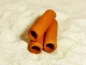Tonhöhle Terra ca. 5,0 cm Länge ca. 1,5 cm Durchmesser